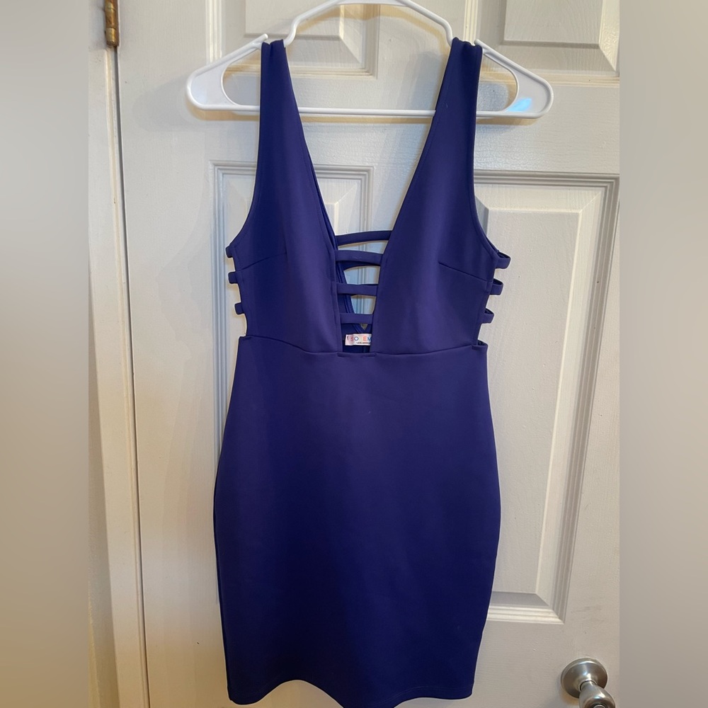 Royal blue dress